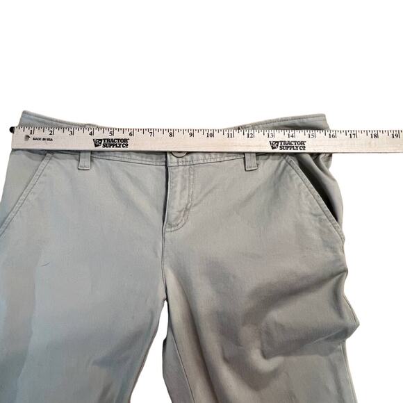 SO Cream Beige Wide Flare Straight Leg Chino Pants Juniors 7 Y2K Preppy Retro - Picture 6 of 10